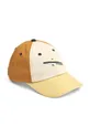 κίτρινο Παιδικό βαμβακερό καπέλο μπέιζμπολ Liewood Danny Για κορίτσια