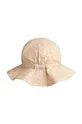 Παιδικό βαμβακερό καπέλο Liewood ροζ