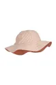 Детская двусторонняя хлопковая шляпа Liewood розовый