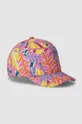 фиолетовой Детская хлопковая кепка Coccodrillo Для девочек