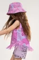 fioletowy Coccodrillo kapelusz bawełniany dziecięcy Dziewczęcy