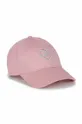 różowy Michael Kors czapka bawełniana dziecięca Dziewczęcy