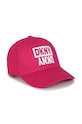 Dkny czapka z daszkiem bawełniana dziecięca nadruk różowy D31299