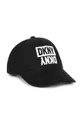 Παιδικό βαμβακερό καπέλο μπέιζμπολ DKNY μαύρο