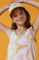 бежевий Дитяча бавовняна кепка Roxy Для дівчаток