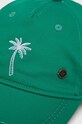 Detská bavlnená čiapka Roxy ERLHA03144 zelená SS23