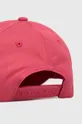 Дитяча бавовняна кепка Tommy Hilfiger рожевий