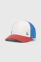 πολύχρωμο Παιδικό βαμβακερό καπέλο μπέιζμπολ United Colors of Benetton Παιδικά
