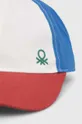 Дитяча бавовняна кепка United Colors of Benetton барвистий