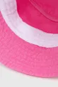 roza Otroški bombažni klobuk United Colors of Benetton
