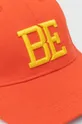 Pamučna kapa sa šiltom za bebe United Colors of Benetton crvena