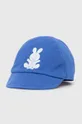 μπλε Παιδικό βαμβακερό καπέλο μπέιζμπολ United Colors of Benetton Παιδικά
