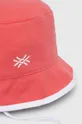 czerwony United Colors of Benetton kapelusz dwustronny bawełniany dziecięcy