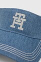 Детский джинсовый козырек Tommy Hilfiger AU0AU01676.PPYX голубой SS23