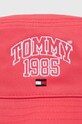 Dječji pamučni šešir Tommy Hilfiger AU0AU01624.PPYX narančasta SS23