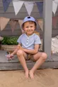 niebieski Jamiks kapelusz bawełniany dziecięcy BARRY Dziecięcy