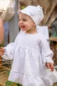 biały Jamiks czapka bawełniana dziecięca DORIS Dziecięcy