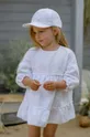 biały Jamiks czapka bawełniana dziecięca SANTIA