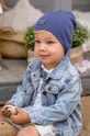 блакитний Дитяча бавовняна шапка Jamiks SEVERUS Дитячий