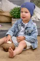 блакитний Дитяча бавовняна шапка Jamiks SEVERUS