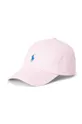 ροζ Παιδικό βαμβακερό καπέλο μπέιζμπολ Polo Ralph Lauren Παιδικά