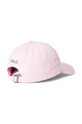 Polo Ralph Lauren czapka z daszkiem bawełniana dziecięca 322785653002 różowy AW25