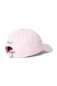 Otroška bombažna bejzbolska kapa Polo Ralph Lauren roza