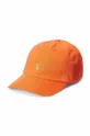 оранжевый Детская хлопковая кепка Polo Ralph Lauren Детский