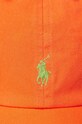 Chłopiec Polo Ralph Lauren czapka z daszkiem bawełniana dziecięca 323785653042 pomarańczowy