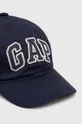 Παιδικό βαμβακερό καπέλο μπέιζμπολ GAP σκούρο μπλε