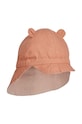 Liewood czapka dwustronna bawełniana dziecięca pomarańczowy LW17689