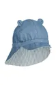 turchese Liewood cappello a doppia faccia in cotone per bambini