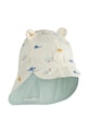 Детска памучна шапка с две лица Liewood изчистен тюркоазен LW17698