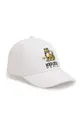 Παιδικό βαμβακερό καπέλο μπέιζμπολ Kenzo Kids λευκό