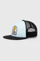 μπλε Παιδικό καπέλο μπέιζμπολ Vans MARBLE TRUCKER BLUE GLOW Παιδικά