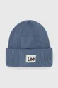 μπλε Βαμβακερό καπέλο Lee Ανδρικά