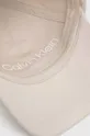 beżowy Calvin Klein czapka z daszkiem