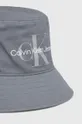 Bombažni klobuk Calvin Klein Jeans siva