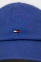 Βαμβακερό καπέλο του μπέιζμπολ Tommy Hilfiger AM0AM10530.PPYX μπλε SS23