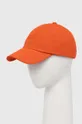 pomarańczowy BOSS czapka z daszkiem bawełniana BOSS ORANGE Męski