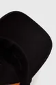 μαύρο Βαμβακερό καπέλο του μπέιζμπολ BOSS BOSS ORANGE