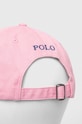 Αξεσουάρ Βαμβακερό καπέλο του μπέιζμπολ Polo Ralph Lauren 710667709 ροζ