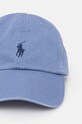Polo Ralph Lauren czapka z daszkiem bawełniana 710667709 niebieski SS25