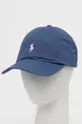 μπλε Βαμβακερό καπέλο του μπέιζμπολ Polo Ralph Lauren Unisex