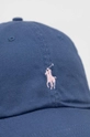 Бавовняна бейсболка Polo Ralph Lauren блакитний