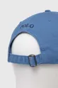μπλε Βαμβακερό καπέλο του μπέιζμπολ Polo Ralph Lauren