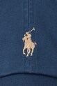 Akcesoria Polo Ralph Lauren czapka z daszkiem bawełniana 710667709 granatowy