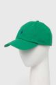 Polo Ralph Lauren berretto da baseball in cotone applique verde 710667709