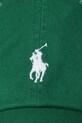 Аксесуари Бавовняна бейсболка Polo Ralph Lauren 710667709 зелений