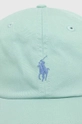 Бавовняна бейсболка Polo Ralph Lauren зелений